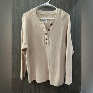 LIKE NEW Aerie Henley sweater XS
